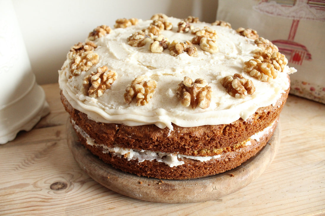Coffee and Walnut Cake Recipe - The Coffee Connect