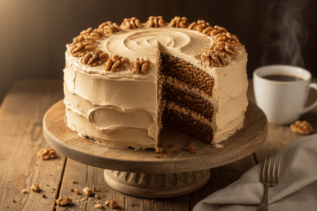 How Do You Make Coffee and Walnut Cake?